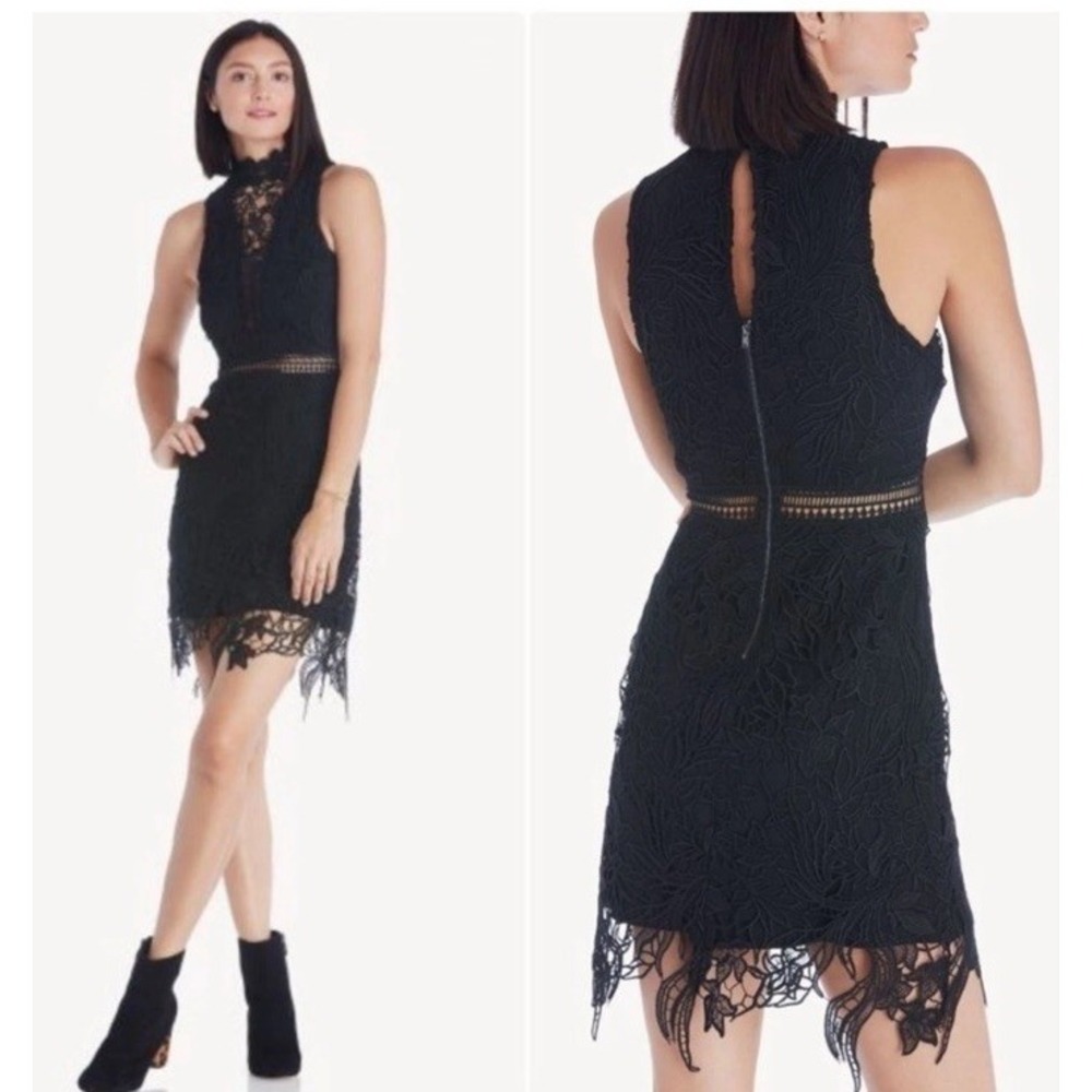 ASTR The Label Felicity Sheath Lace Sleeveless Midi Dress Women's M Party Sexy